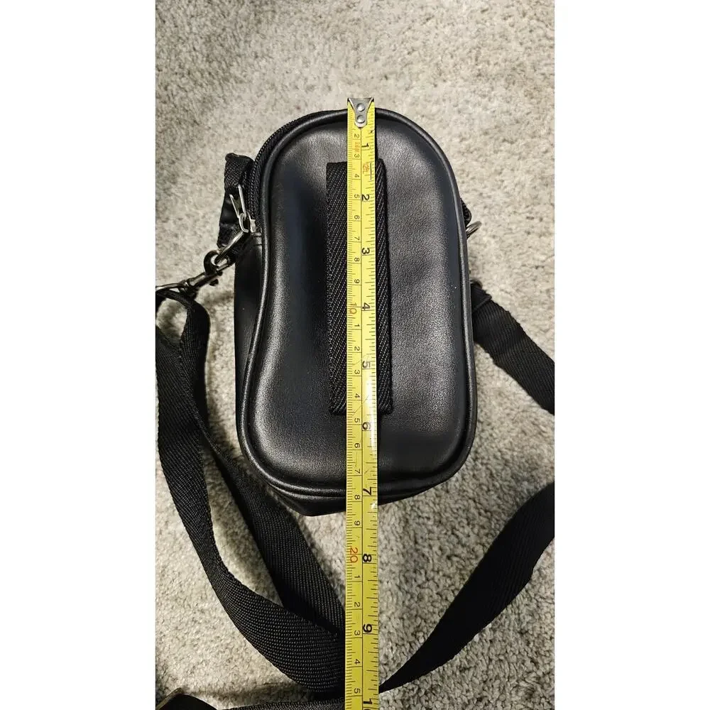 View Black Camera Bag Case Double Zipper Shoulder Strap Belt Loop